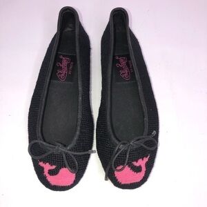 By Paige Whale Needlepoint Ballet Flats‎